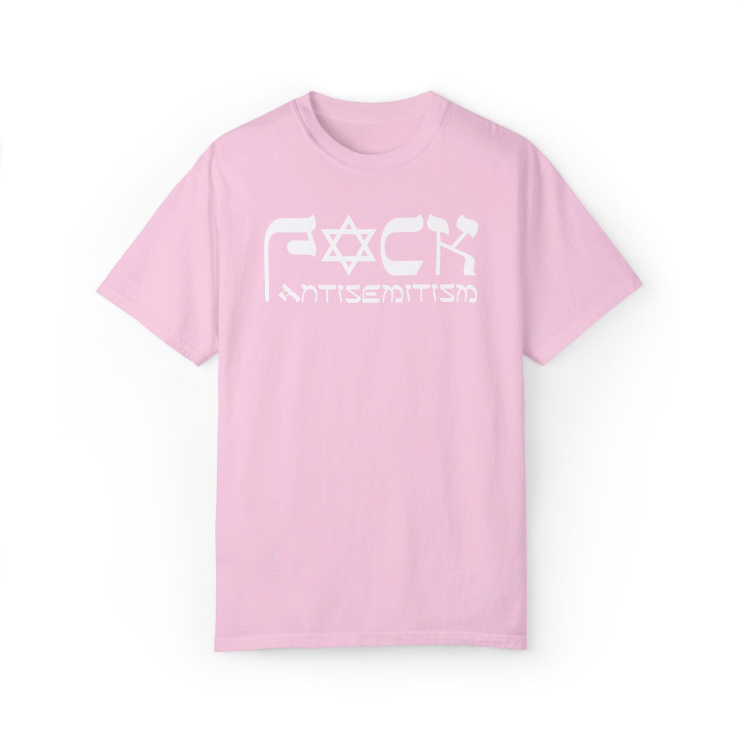 F✡︎CK Antisemitism T-Shirt (pink/white)