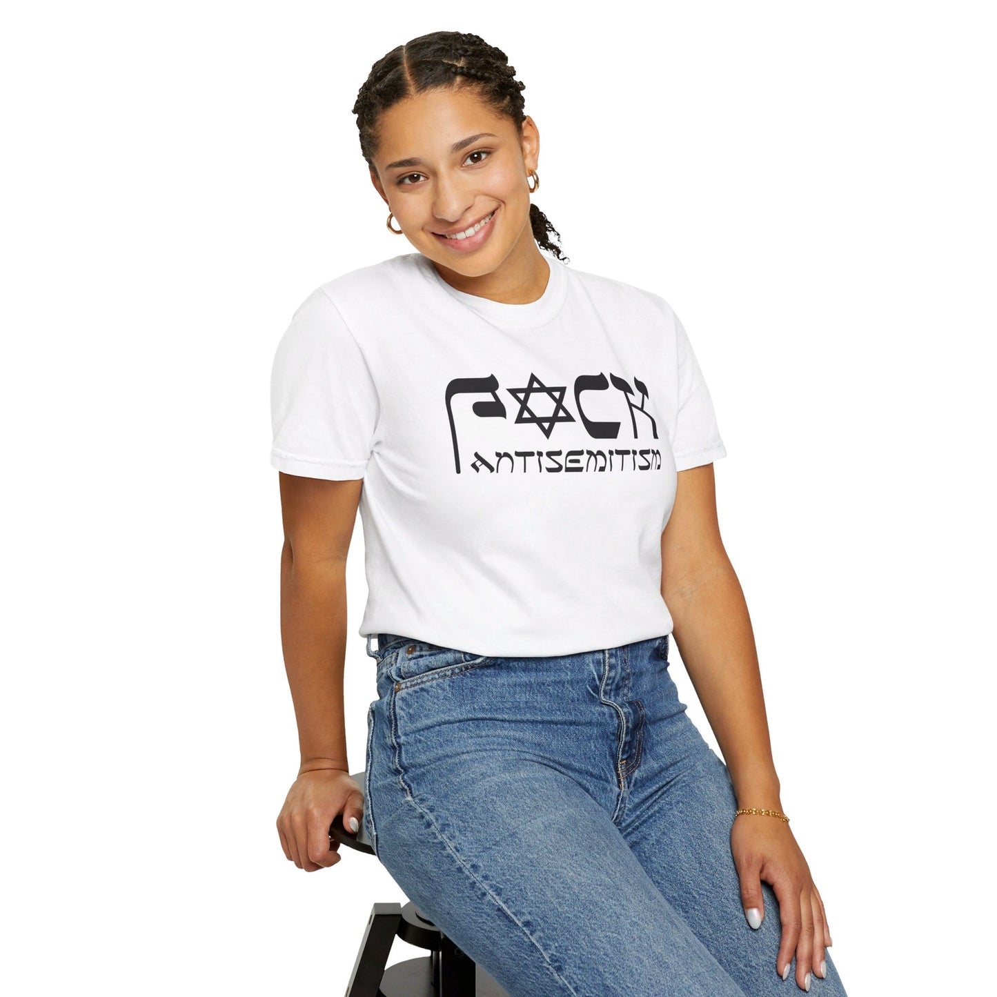 F✡︎CK Antisemitism T-Shirt (white/black)