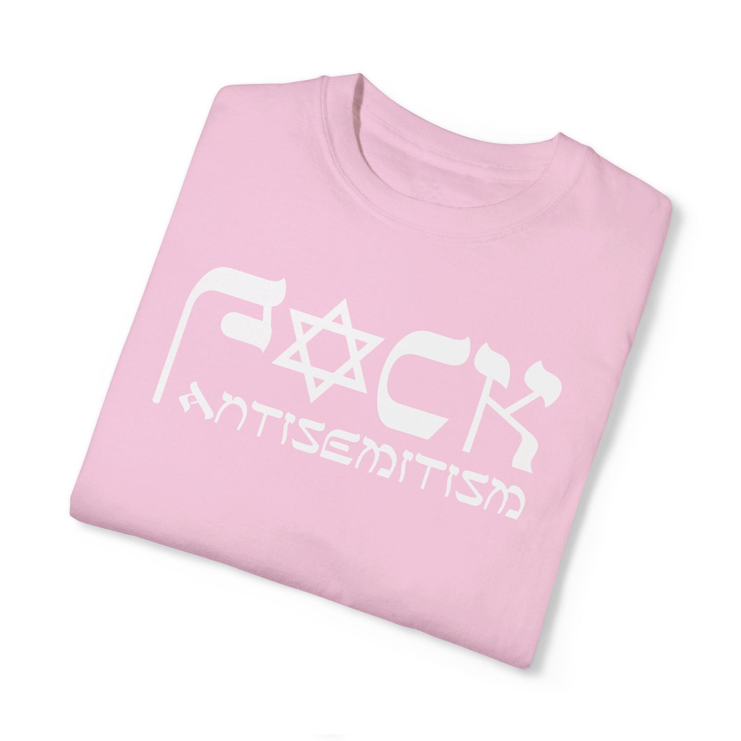 F✡︎CK Antisemitism T-Shirt (pink/white)