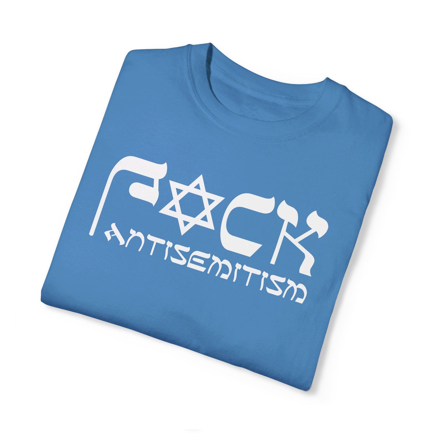 F✡︎CK Antisemitism T-Shirt (blue/white)