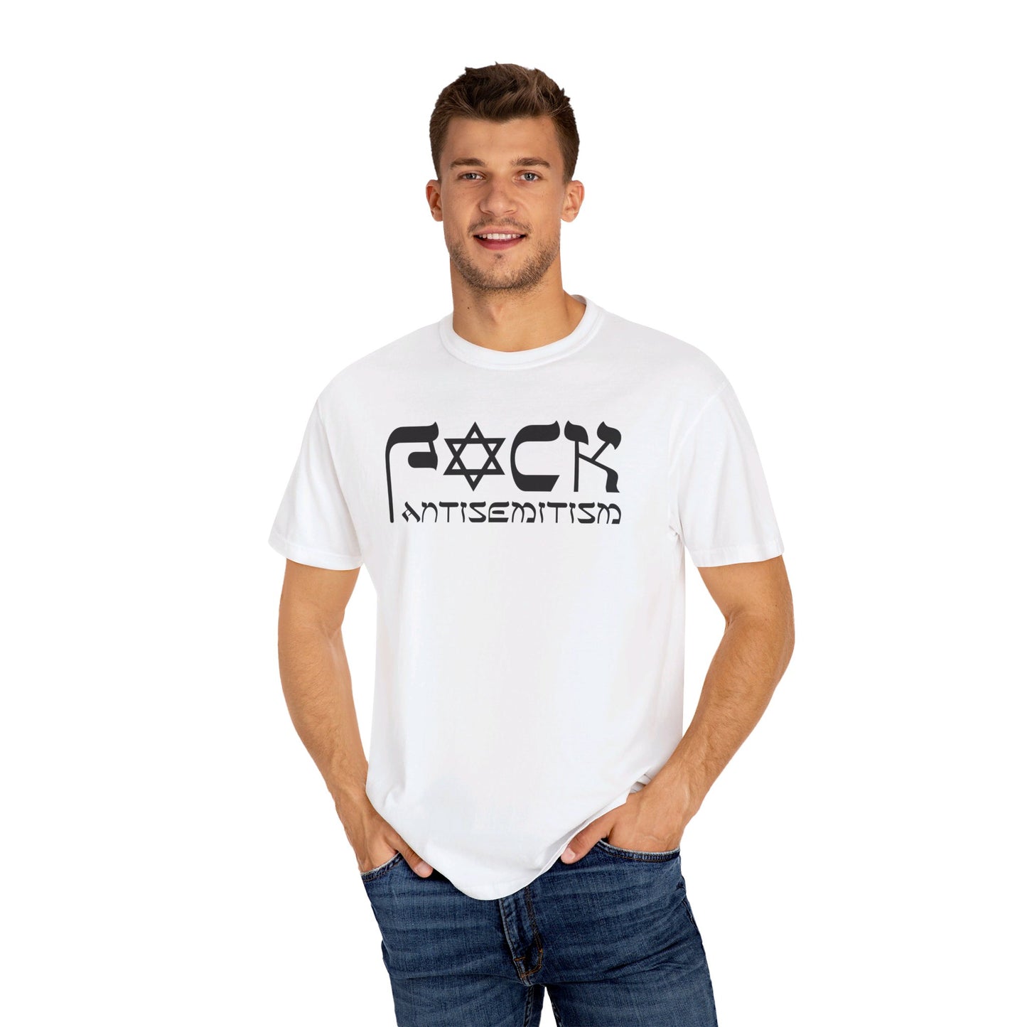 F✡︎CK Antisemitism T-Shirt (white/black)